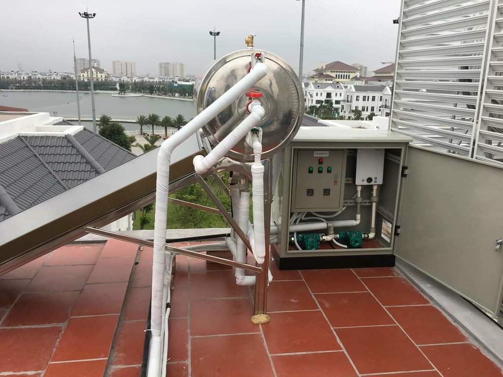 Máy nước nóng mặt trời hệ tấm phẳng chịu áp osaka 160l làm nóng nhanh vượt trội